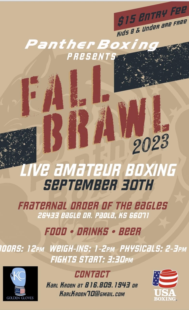 Panther Boxing Fall Brawl