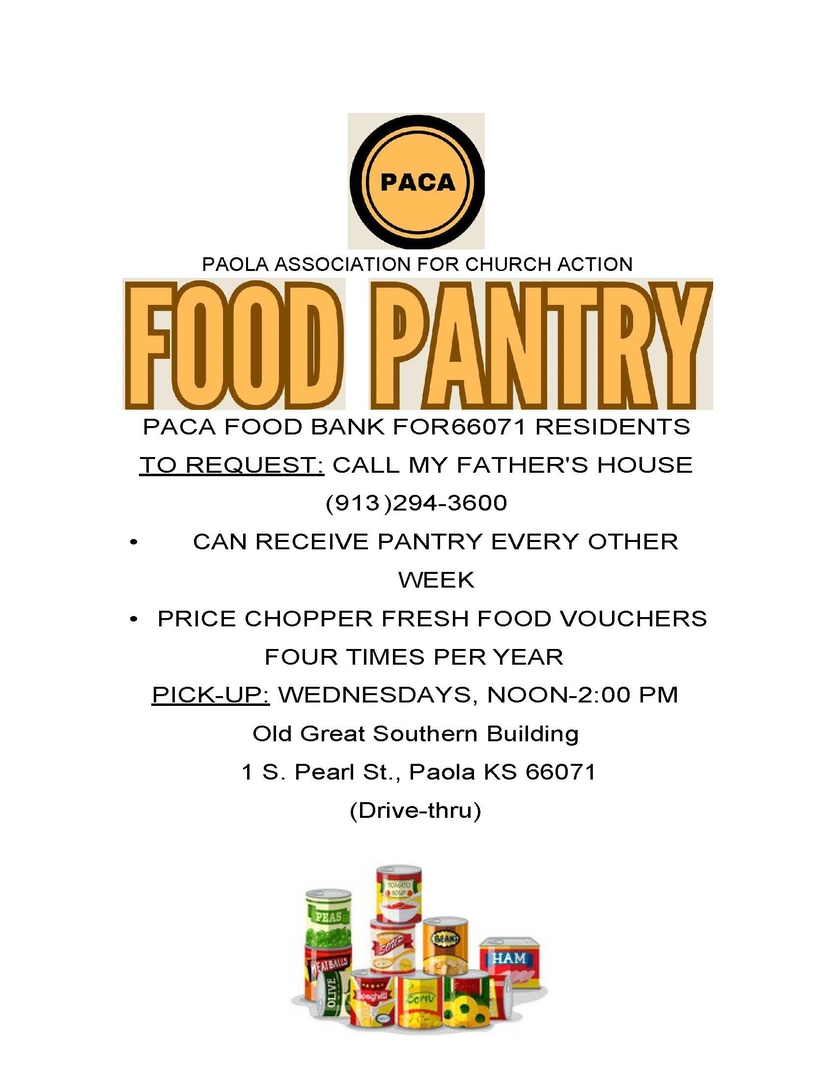 PACA FOOD PANTRY