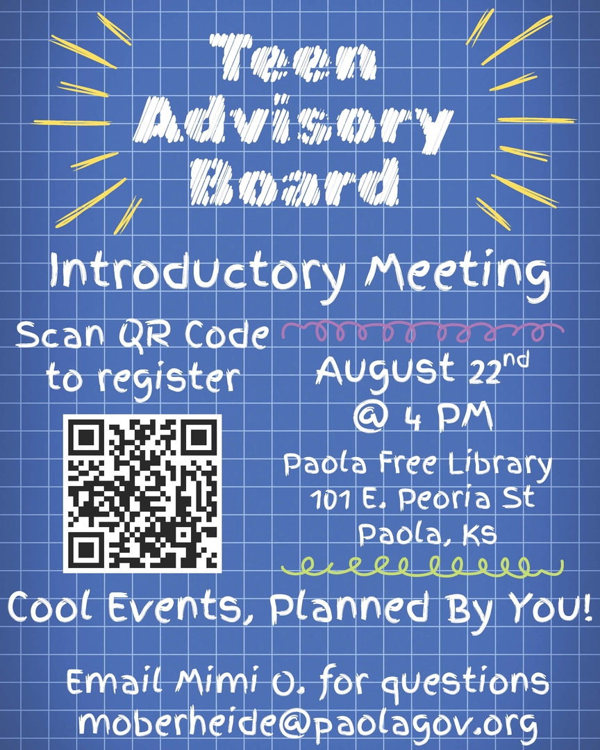 Teen Advisory Board Flier