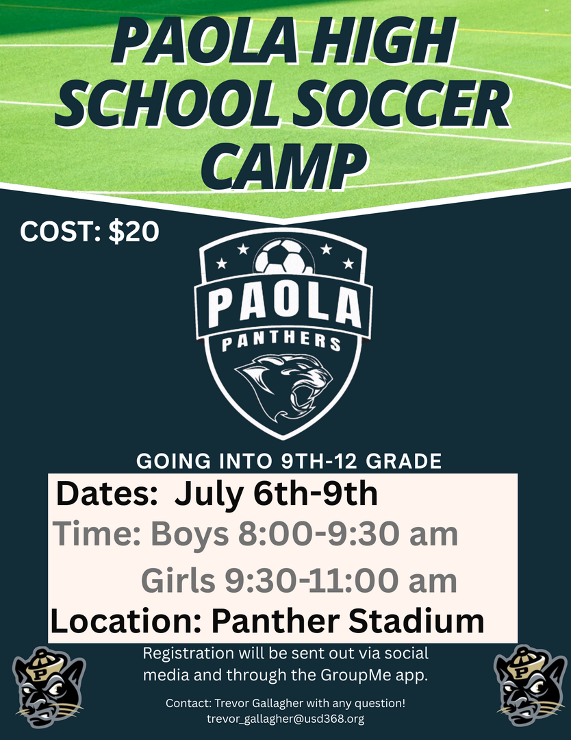 9-12 Summer Soccer Camp